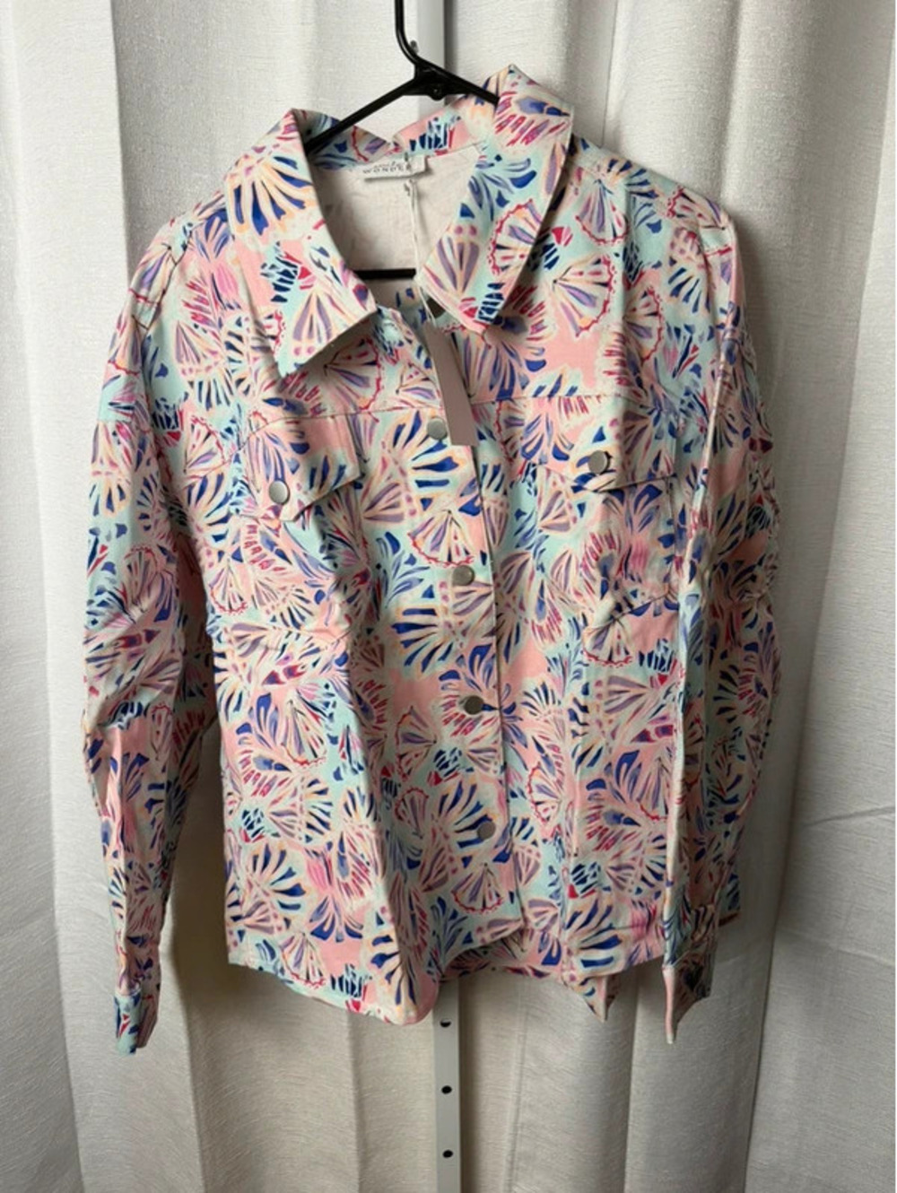 Emily wonder denim over shirt